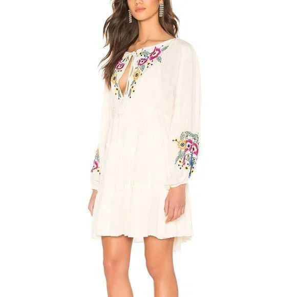 Free People Spell On You Mini Dress. - Picture 4 of 10